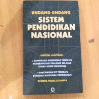 SISTEM PENDIDIKAN NASIONAL