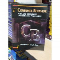 Consumer Behavior : perilaku konsumen dan strategi pemasaran edisi 4, jilid 1