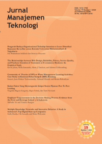 JURNAL MANAJEMEN TEKNOLOGI