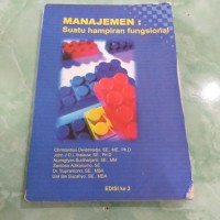 MANAJEMEN : Suatu hampiran fungsional