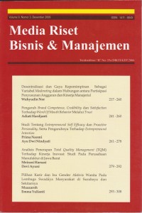 MEDIA RISET BISNIS & MANAJEMEN