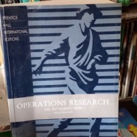 OPRATIONS RESERCH AN INTRODUCTIONS