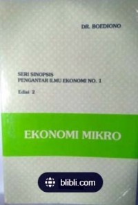 SERI SINOPSIS PENGANTAR ILMU EKONOMI NO.1 EKO MIKRO