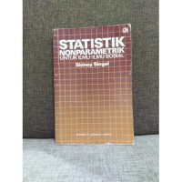 STATISTIK NON PARAMETRIK UNTUK ILMU ILMU SOSIAL