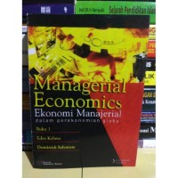 MANAGERIAL ECONOMIC (Ekonomi Manajerial) Edisi 5, Buku 1